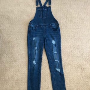 New York and Co. SOHO jeans overalls
